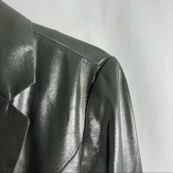 ANTHROPOLOGIE Maeve Metallic Blazer NWT in Size 4P - Picture 5 of 6